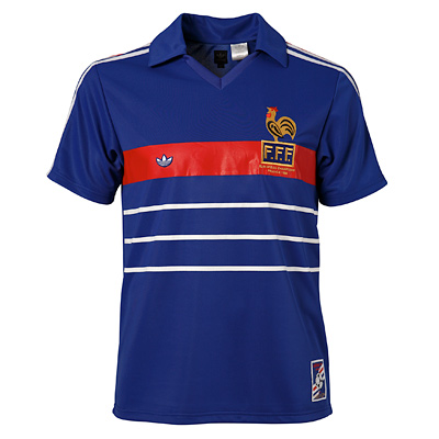 Maillot France domicile 1984 - Maillots football