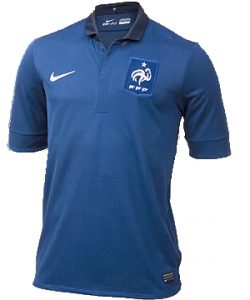 Nouveau maillot de l'équipe de france