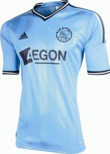 Maillot bleu ciel pour l'ajax Amsterdam extérieur