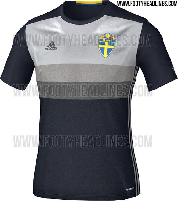 maillot exterieur Adidas Suède Euro 2016