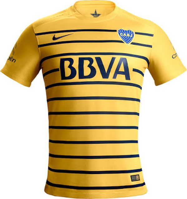 Maillot extérieur de Boca Juniors 2016 de face 