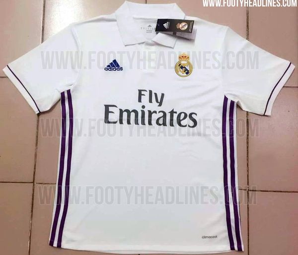 Le nouveau maillot 2016-17 Adidas du Real Madrid 