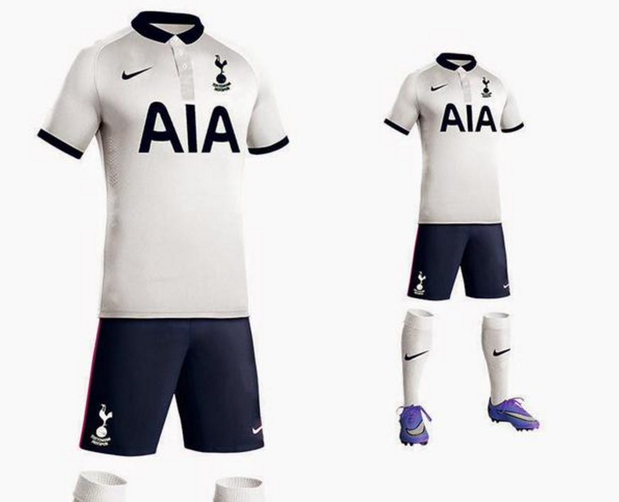 Maillot domicile Tottenham 2016-2017