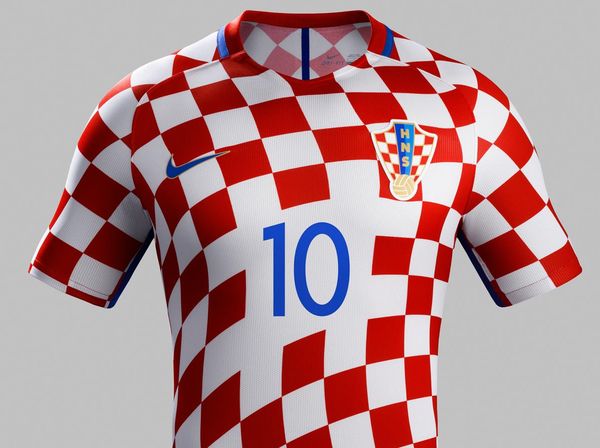 Maillot Croatie Nike  domicile Euro 2016