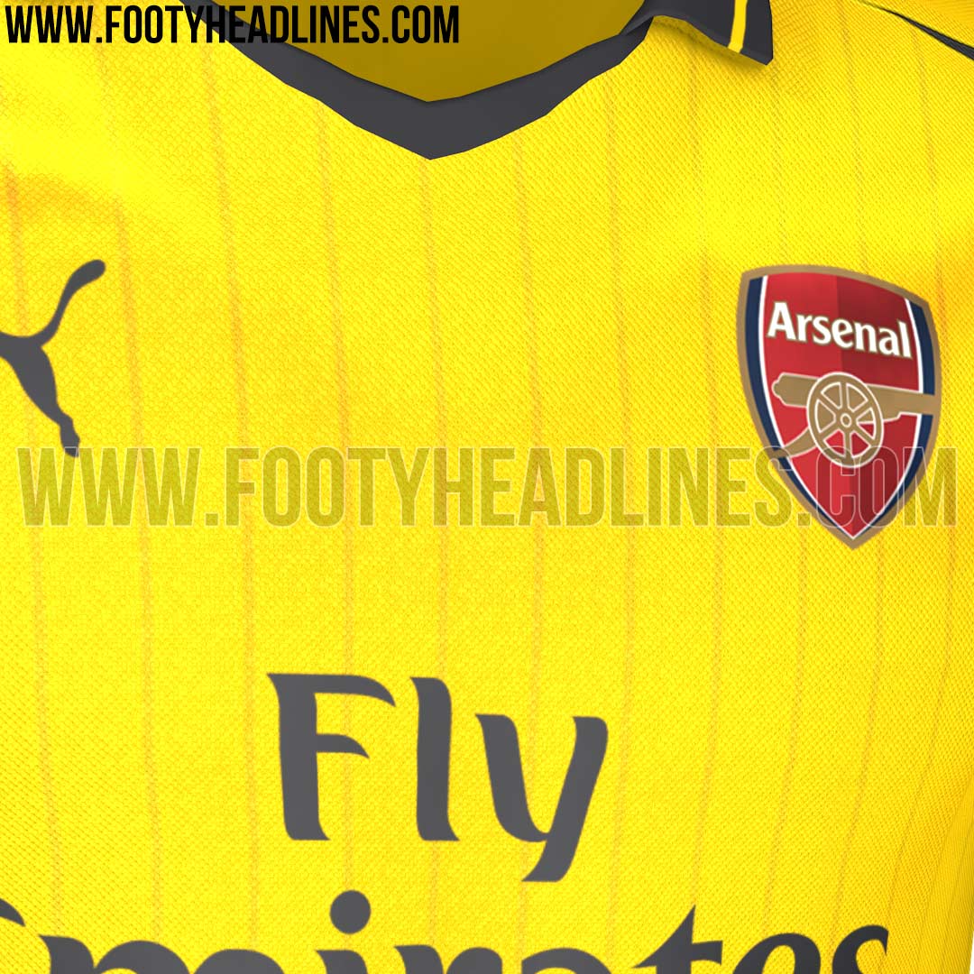 Le maillot extérieur d'Arsenal 2016-17 Puma