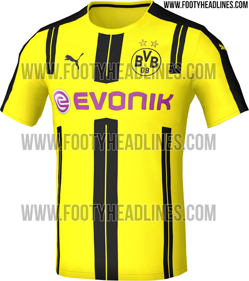 Le nouveau maillot Puma du Borussia Dortmund 2016-17