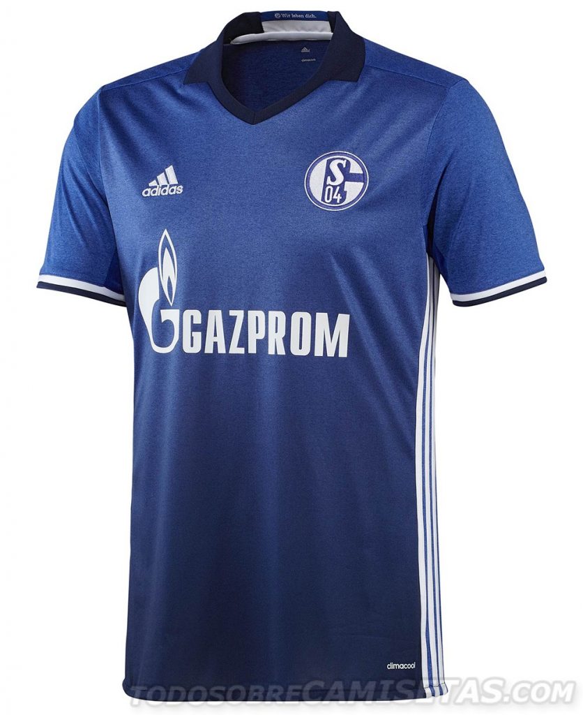 Maillot domicile Schalke 2016-17 Adidas