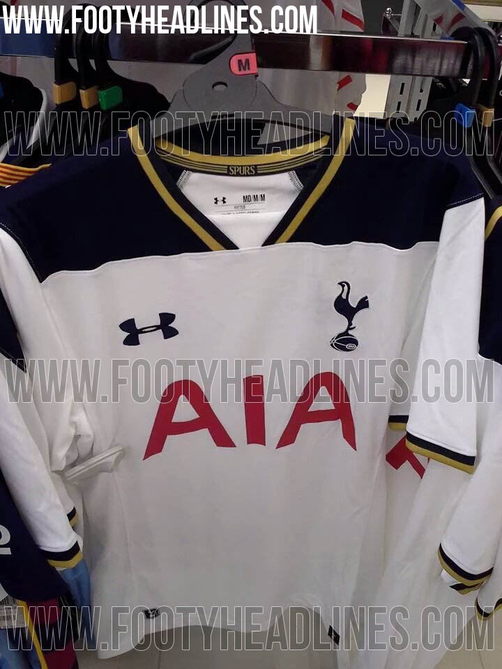 Le maillot domicile de Tottenham Under Armour 2016-17