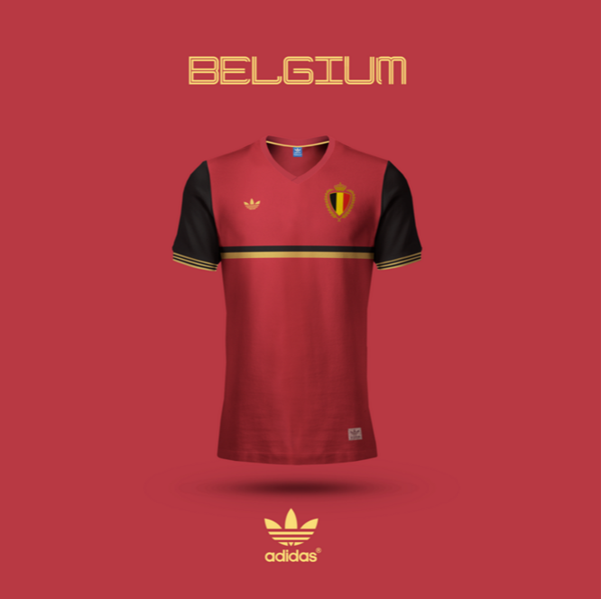 Maillot Belgique version Emilio Sansolini