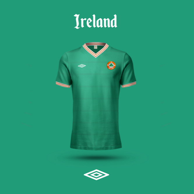 Maillot Irlande version Emilio Sansolini