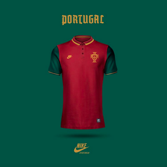 Maillot Portugal version Emilio Sansolini