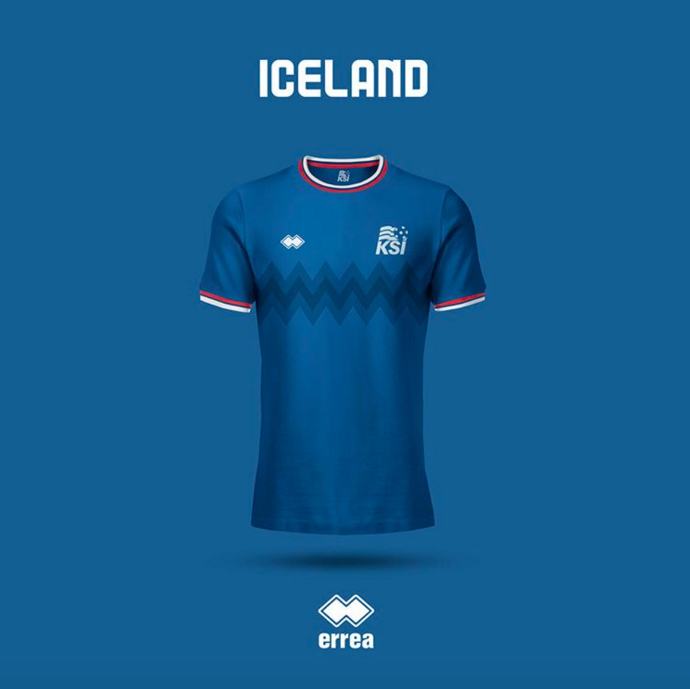 Maillot Islande version Emilio Sansolini