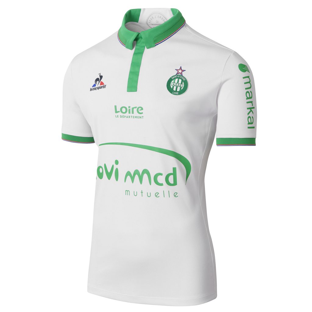 Maillot extérieur de l'ASSE 2016-17 Le Coq Sportif