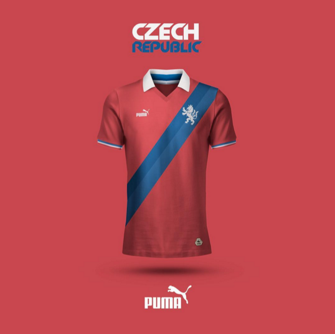 Maillot République Tchèque version Emilio Sansolini