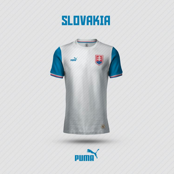 Maillot Slovaquie version Emilio Sansolini