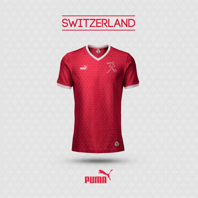 Maillot Suisse version Emilio Sansolini