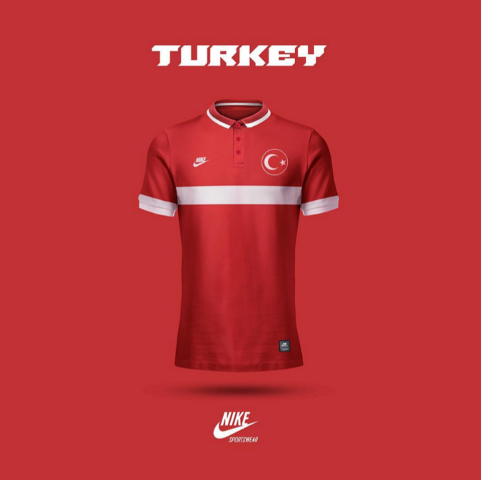 Maillot Turquie version Emilio Sansolini