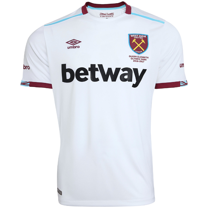 Maillot extérieur West Ham 2016-17 Umbro