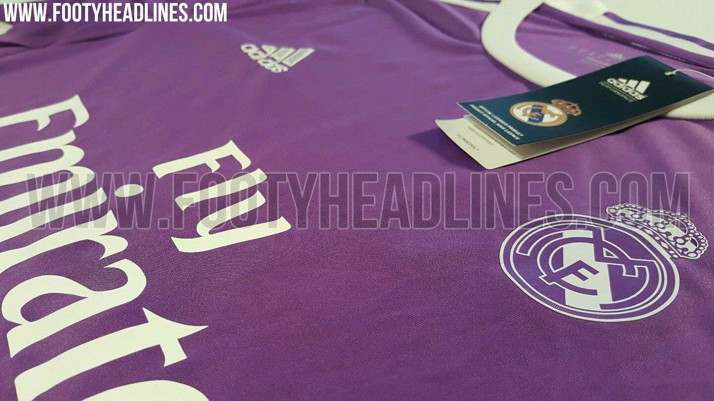 Maillot extérieur du Real Madrid 2016-17 Adidas