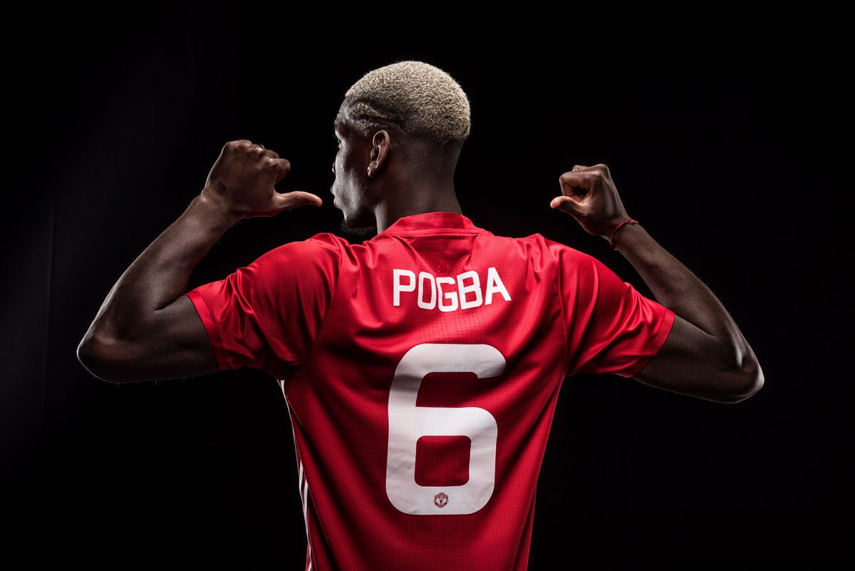 Maillot Paul Pogba numéro 6