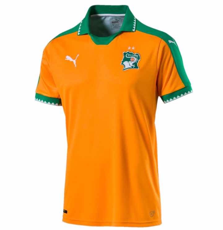 Le nouveau maillot de la Côte d'Ivoire signé Puma