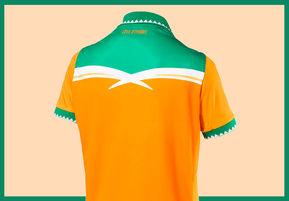 Maillot Côte d'Ivoire dos