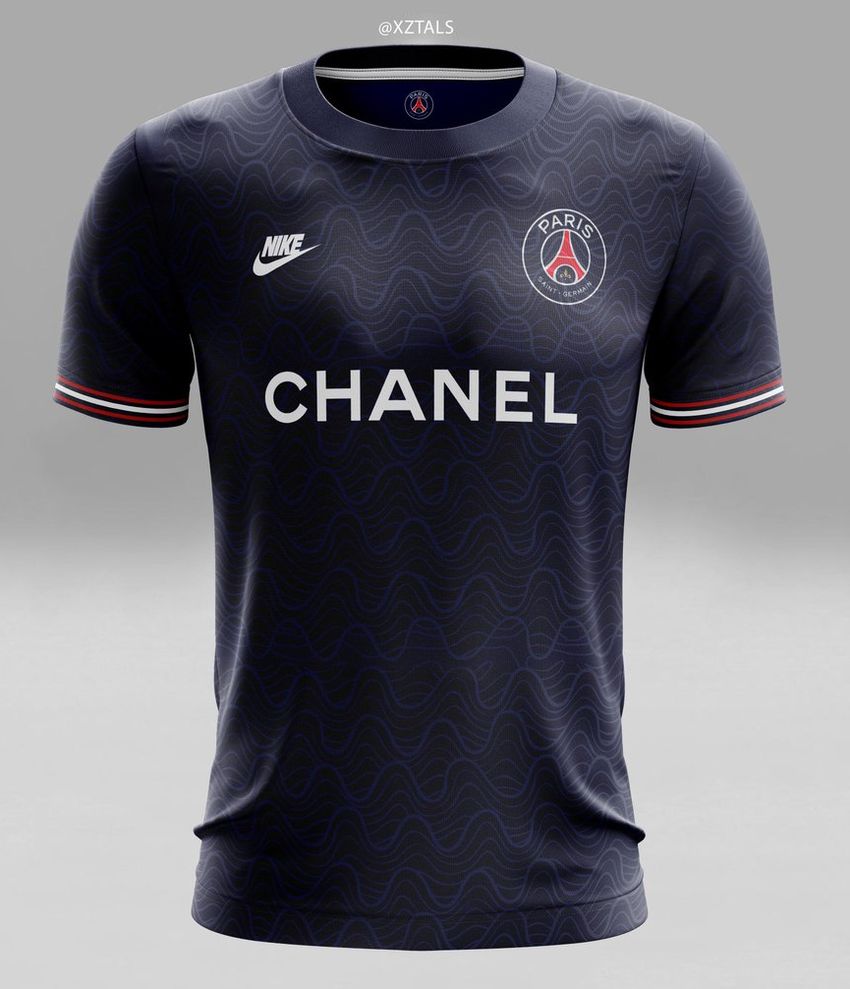 Maillot concept kit PSG Chanel domicile