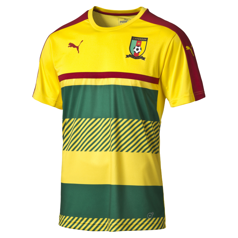 Maillot Training Puma jaune et vert CAN 2017 