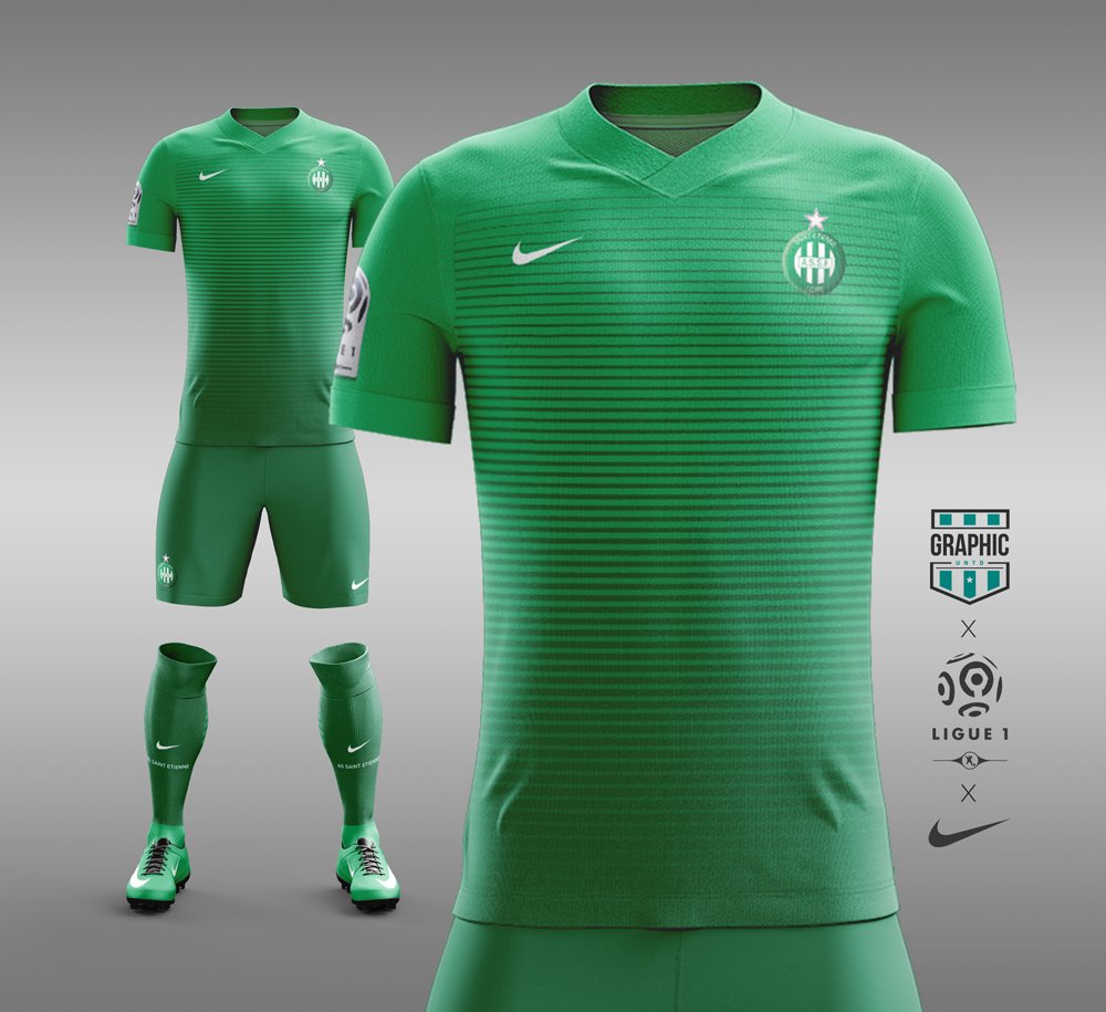 Maillot concept kit Nike ASSE