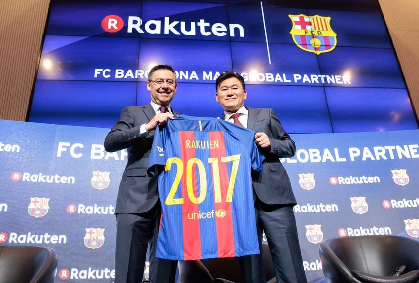 Rakuten devient le sponsor maillot principal du Barça