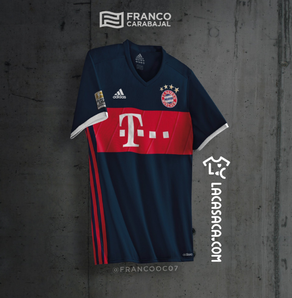 Le futur maillot extérieur du Bayern Munich ? 