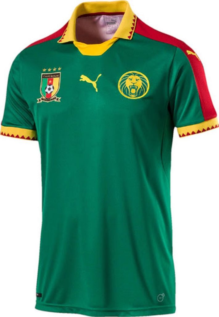 Le maillot du Cameroun pour la CAN 2017